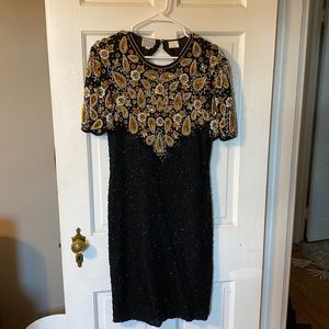 Sequined cocktail dress